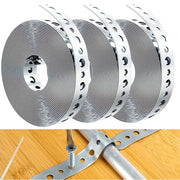 Galvanized Steel Tape Roll With Prepunched Multislot Design For Pipe Support And Sheet Metal Work