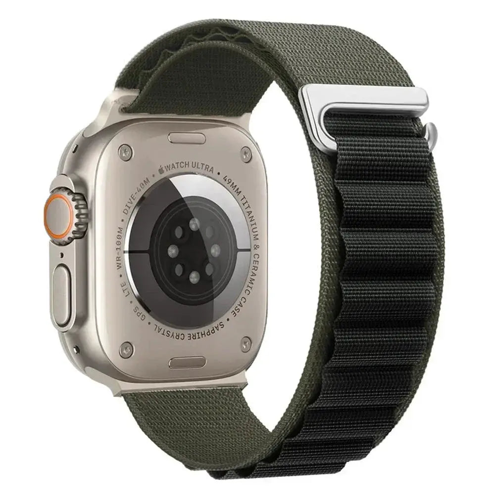 Alpine Loop Band for Apple Watch Ultra 49mm 11 10 9 8 7 46mm 42mm 45mm 41mm Nylon Wristband iWatch Series 6 5 4 SE 44 40mm Strap