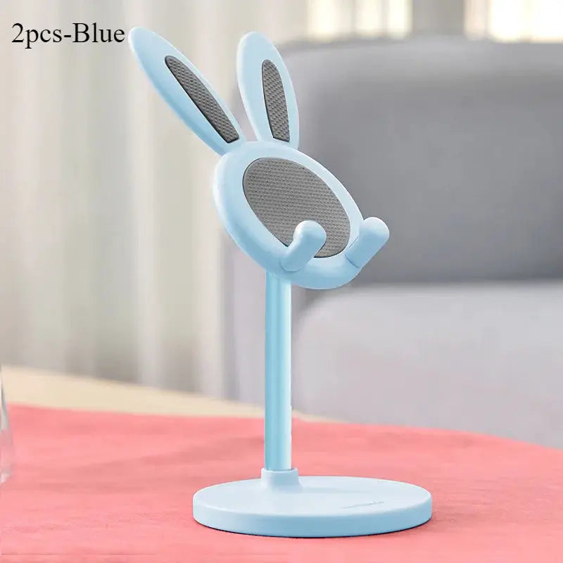Rabbit Shaped Desktop Phone Stand With Adjustable Height And Tilt For Hands Free Viewing