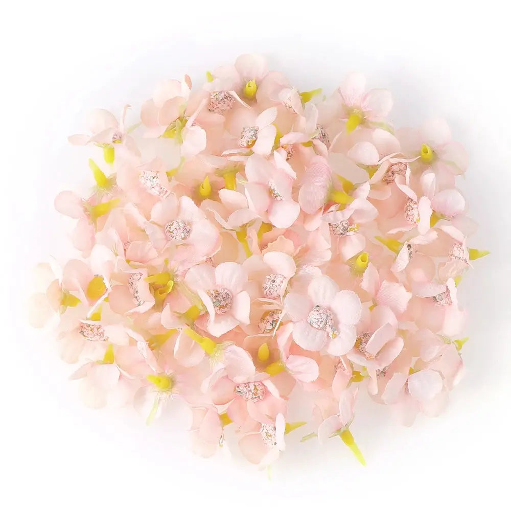 50 Piece Mini Artificial Rose Flower Heads Silk Fake Flowers For Home Decor Wedding Decoration Craft Wreaths Gifts