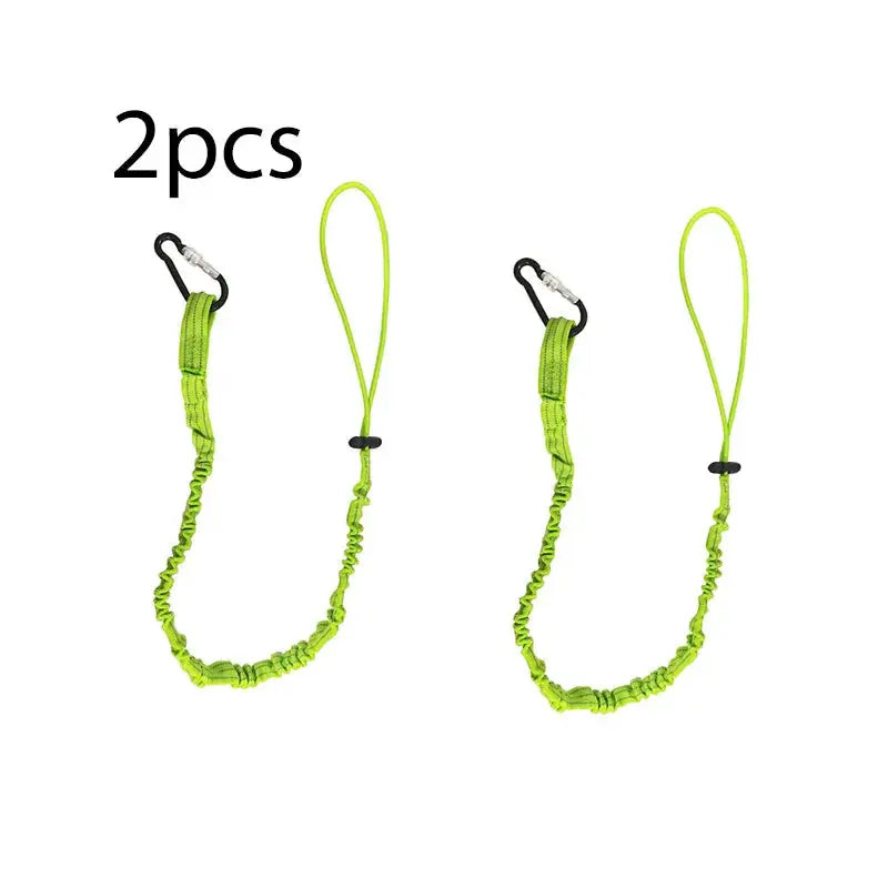 Safety Bungee Tether Tool Lanyard With Carabiner Hook For Climbing And Aerial Work Anti Falling Safety Rope
