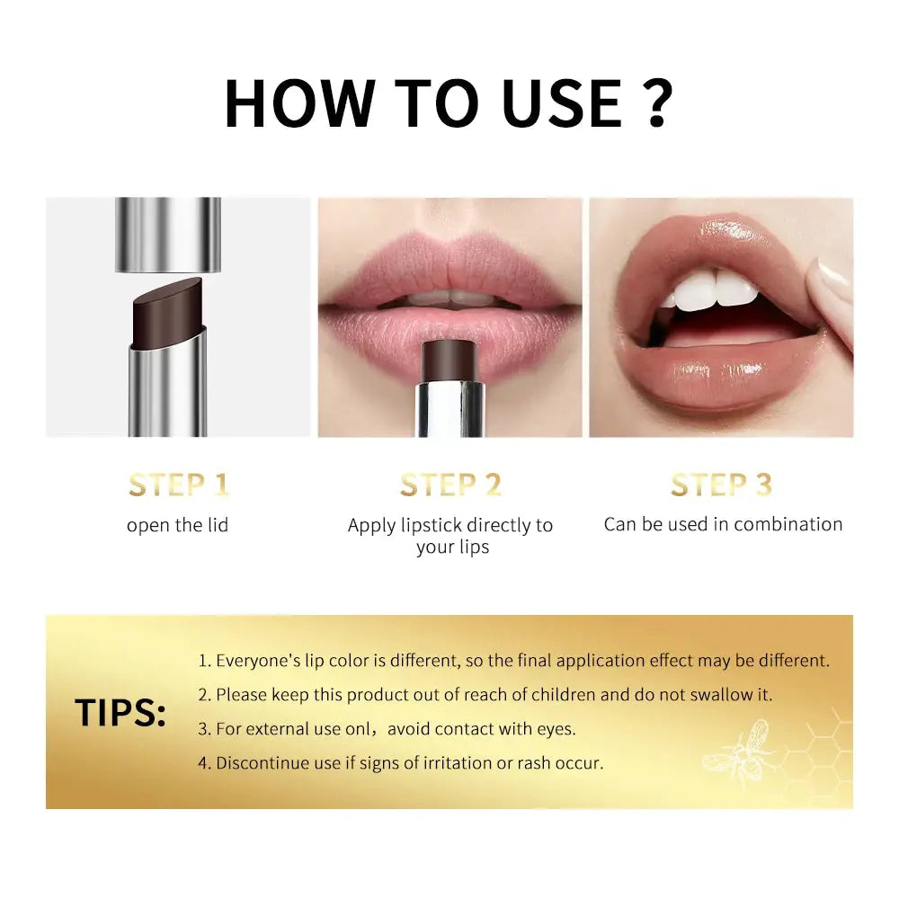 LuxeLips Long Lasting Moisturizing Lipstick Lip Plumper and Exfoliating Lip Care for Hydrated Natural Pigment