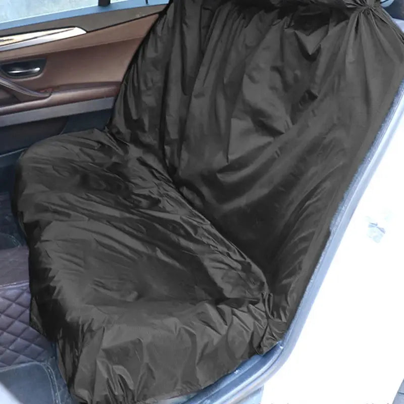 Car seat cover universal black waterproof interior protector covering the seat area