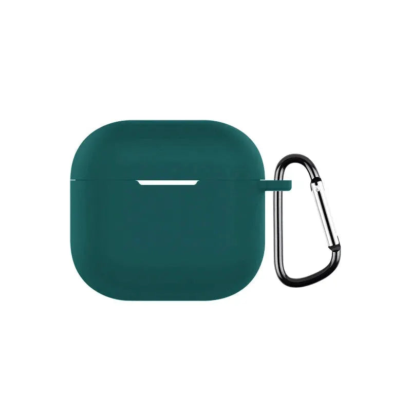 AirGuard Silicone Case For AirPods 4th Gen 2024 Wireless Headset TPU Shockproof And Scratch Resistant With Hook
