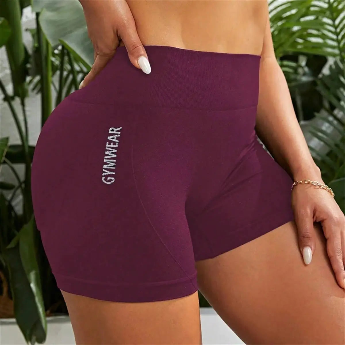 QyuickDry Womens High Waist Butt Lift Sports Shorts Quick Dry Breathable Seamless Yoga Shorts