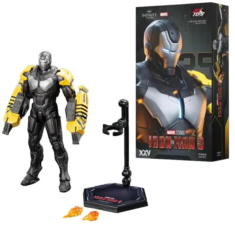 ZDTDS Iron Man Avengers MK37 Hammerhead MK12 MK38 Igor MK9 Iron Patriot War Machine Action Figure Collectible Toy