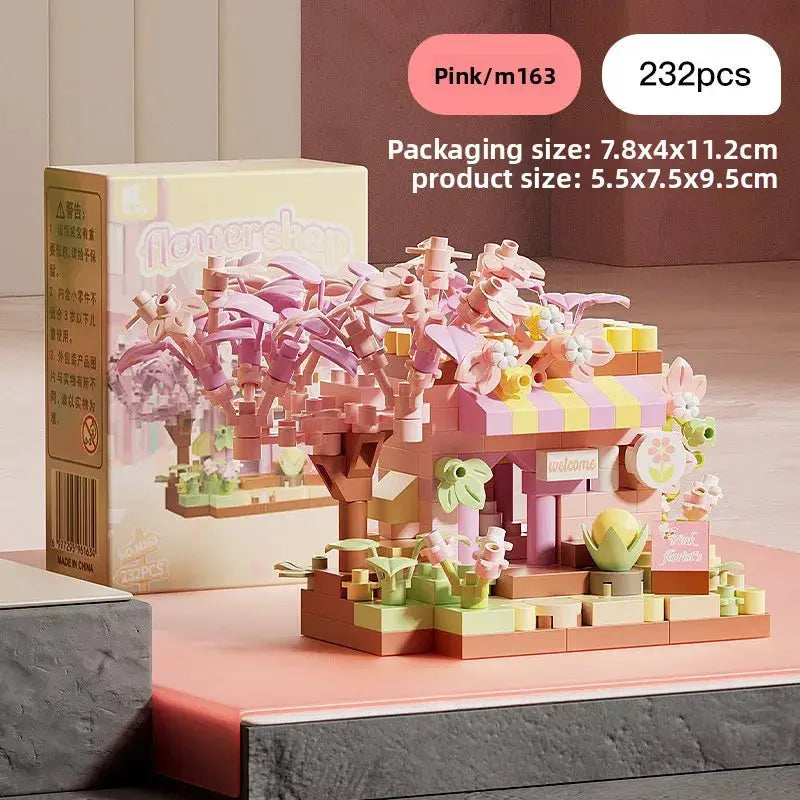 Christmas Micro Building Block Set Santa Claus and Reindeer Puzzle Table Decor for Kids and Adults