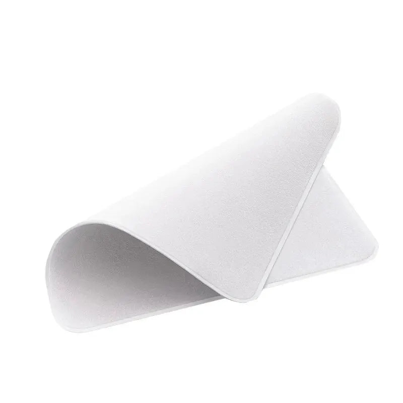 Polishing cloth, white microfiber for Apple iPhone iPad Mac screens