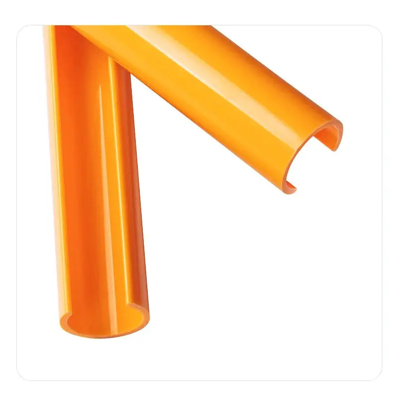 Car front grille trim strips, orange, 2 pcs, Simples Market
