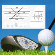 150 Pieces Golf Club Impact Tape Labels For Drivers Woods Irons Putters Hitting Recorder Training Aids Swing Practice