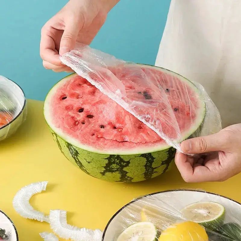 Disposable Food Covers For Bowls And Containers Saran Wrap Food Grade Plastic Wrap For Fresh Keeping And Kitchen Storage