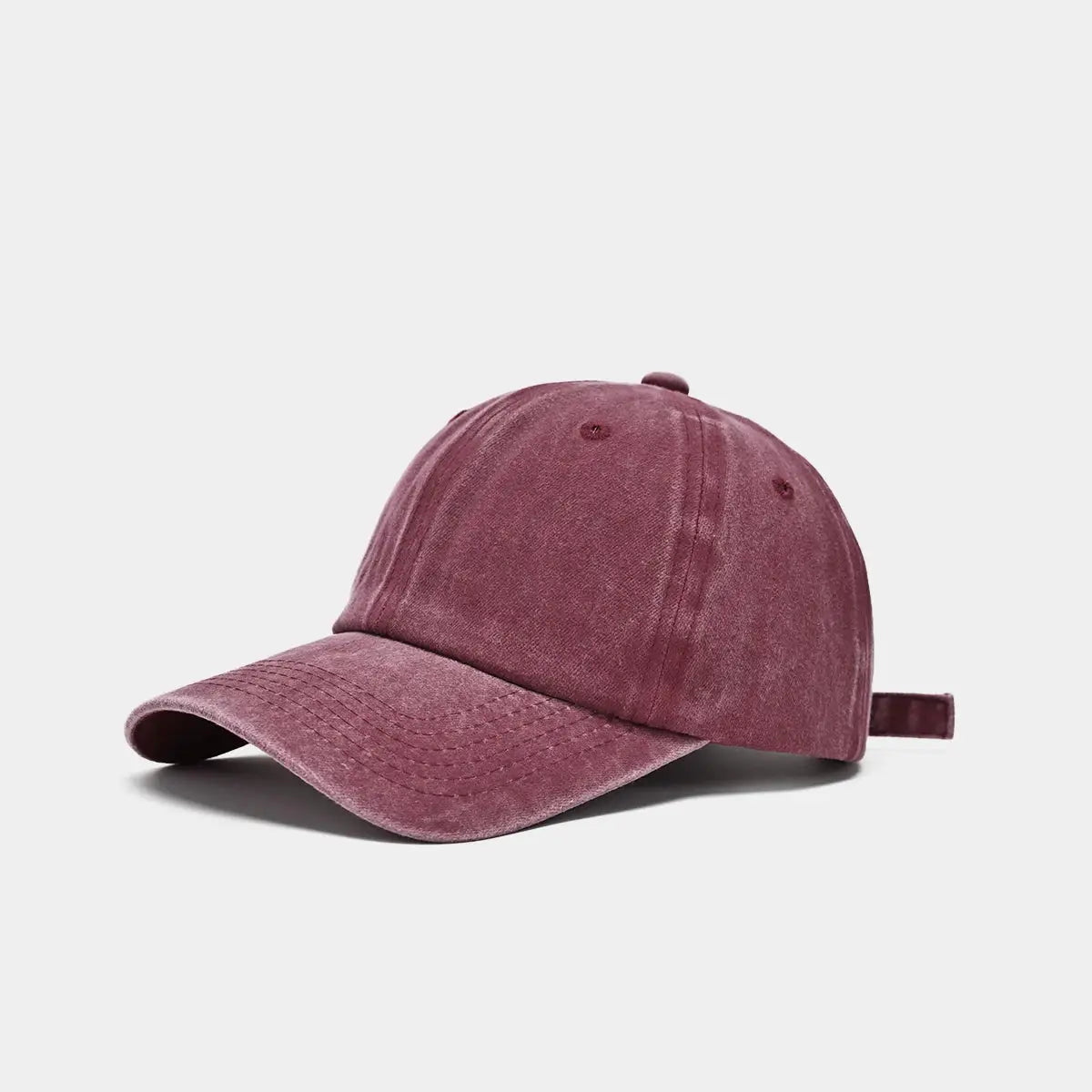 Sunscreen Water Washed Mens Baseball Cap Retro Distressed Duck Tongue Hat For Big Heads