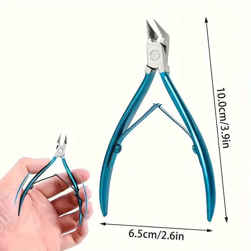 SilverCare Ingrown Toenail Clippers With Straight Blade Stainless Steel For Thick Nails And Seniors