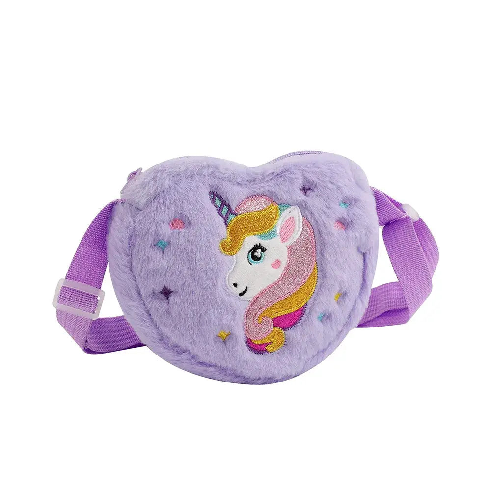 Fashion Sweet Unicorn Crossbody Handbag For Girls Cute Kid Bag Birthday Party Gift Little Girl Purse