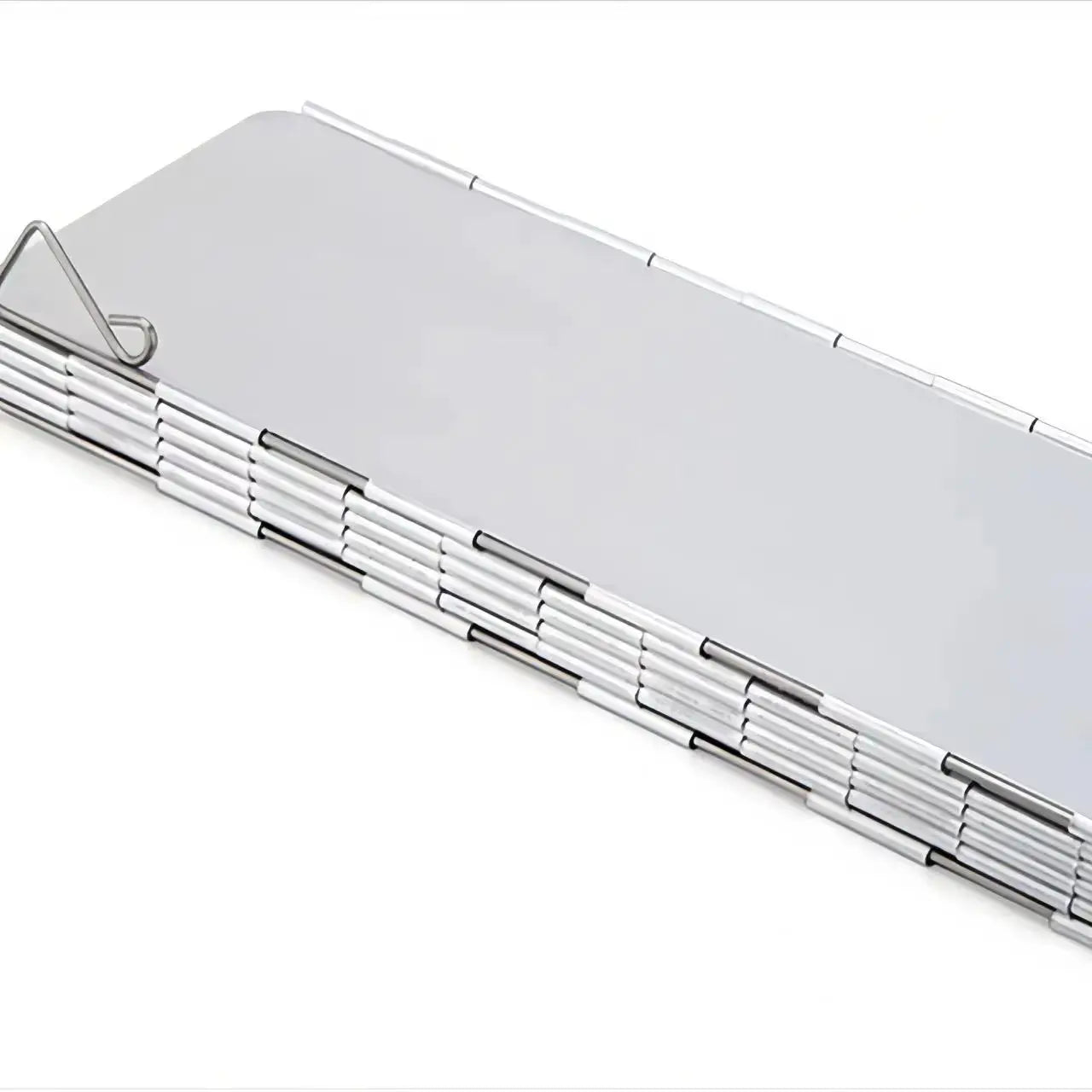 Gas stove wind shield, Simples Market aluminum alloy, foldable silver windproof screen for outdoor cooking