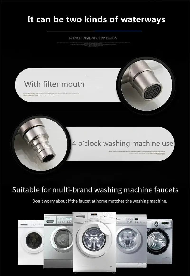 Garden faucet wall-mounted bibcock in brushed outdoor 304 stainless steel by Simples Market