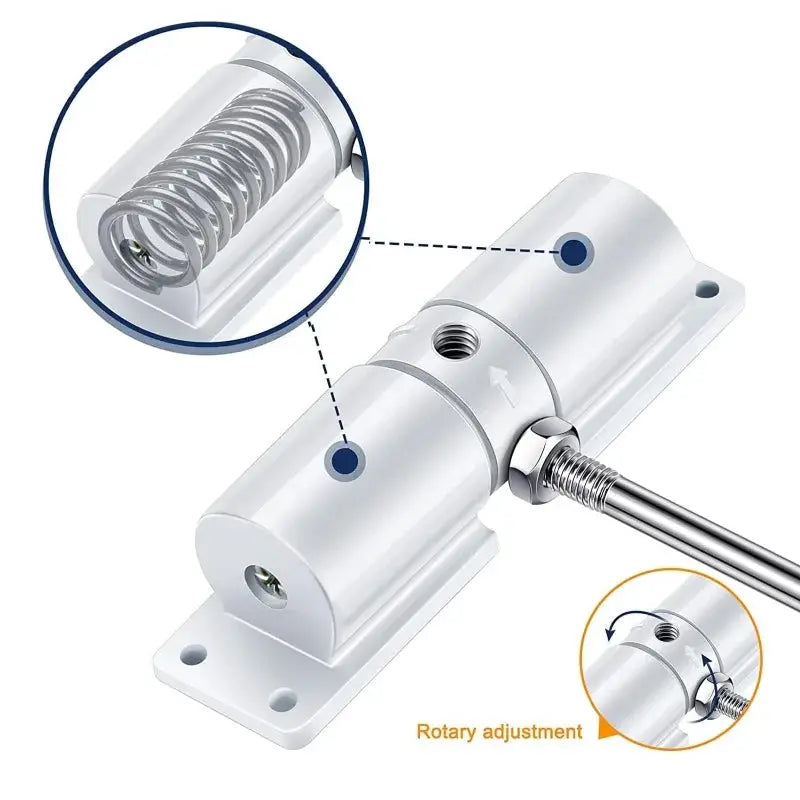 Simples Market 180 Degree Automatic Door Closer metal adjustable heavy-duty spring for interior/exterior doors