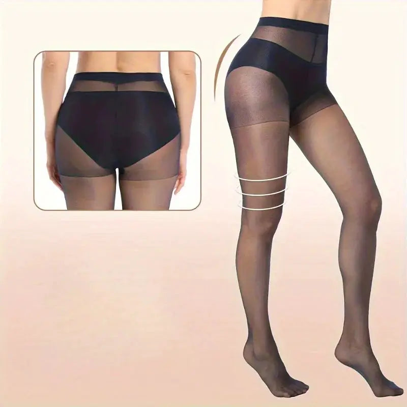 SilkWeave Womens Slim Fit Silk Pantyhose Ultra Thin Breathable High Elasticity Anti Hook