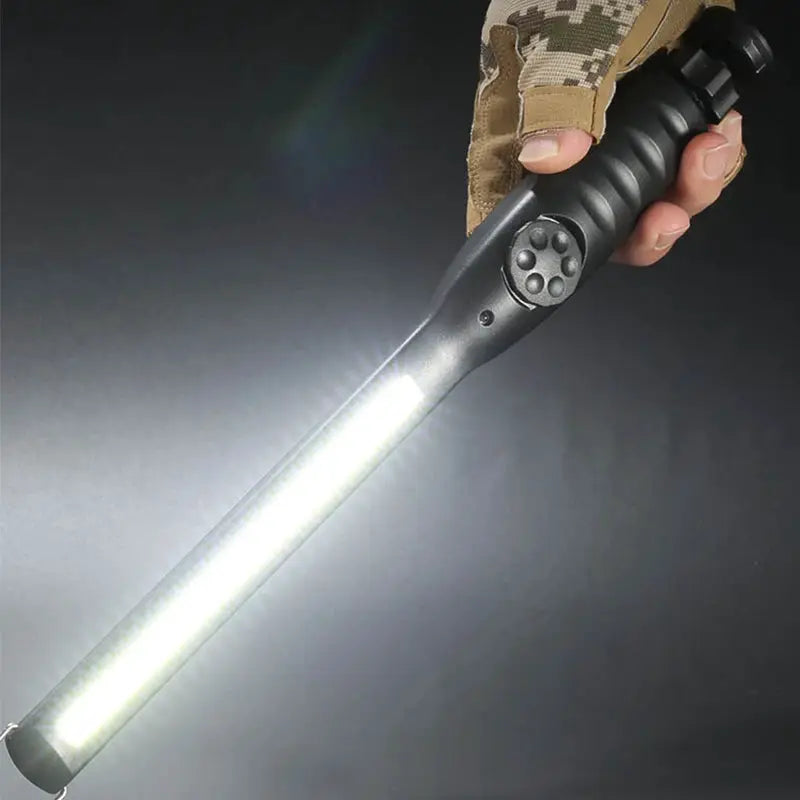 PulseLite Portable COB Work Light With Magnetic Rechargeable LED Flashlight And Stepless Dimming 700 Lumens