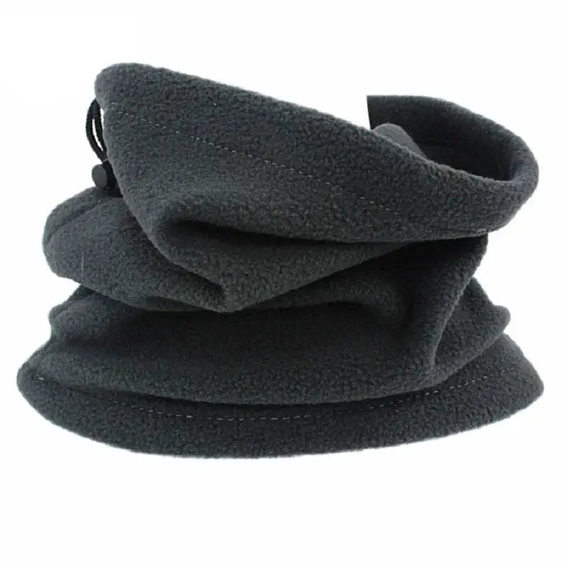 PolarFlex Arctic Fleece Neck Tube Scarf Adjustable Warm Lightweight Winter Ear Warmer For Outdoor Sports