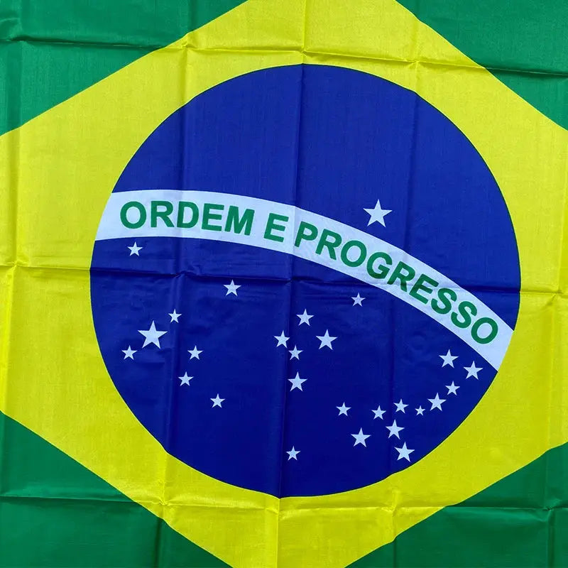90x150cm Brazilian Flag Polyester Banner For Celebrations Outdoor