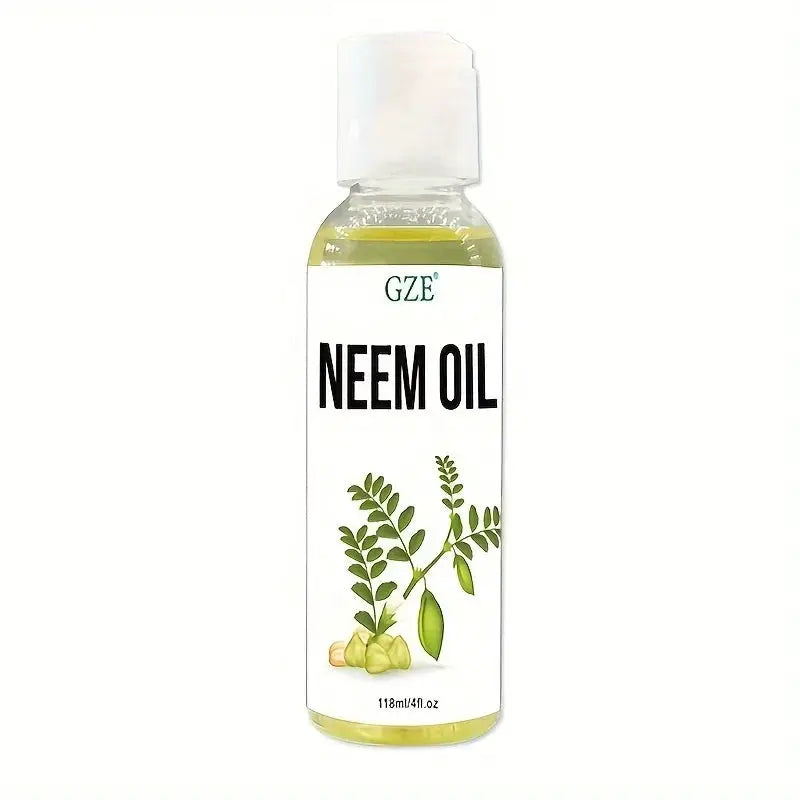 GZE Neem Oil Undiluted Cold Pressed For Skin And Hair Growth Nails Health Everyday Use