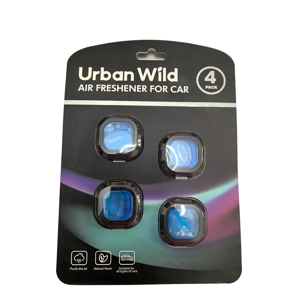 4 Pack Car Air Fresheners Clip On Air Vent Odor Eliminator Long Lasting Fragrance Powerful Relaxing Aroma