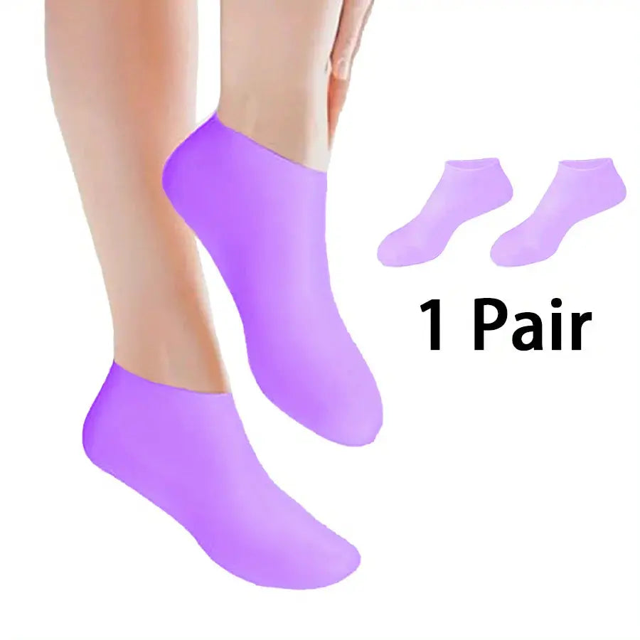 Moisturizing Silicone Foot Socks For Women Dry Cracked Feet With Soothing Massage And Hydration