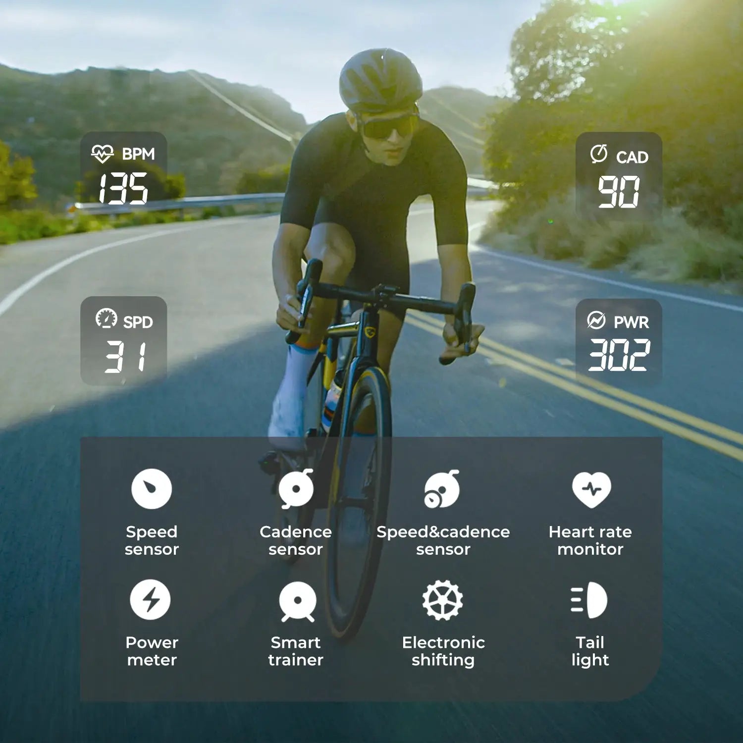 GEOID CC600 Color Screen GPS Bike Computer With Smart Navigation Wireless Speedometer ANT Plus 11 Languages Odometer