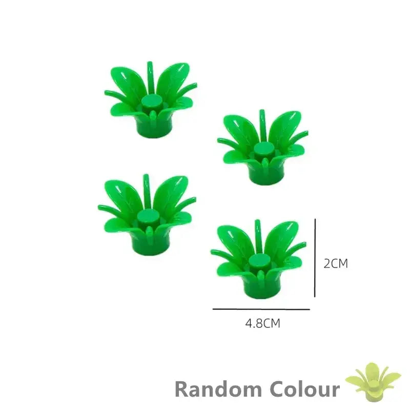 Big Outdoor Building Blocks Forest Plant Series Set For Farm Garden Decor And Kids Toys Bricks