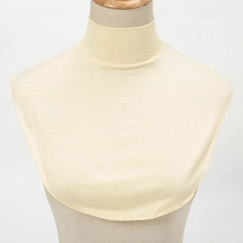 Modista Luxe Modal Turtleneck Hijab Extension With Detachable Neck Warmer For Warm Layered Look