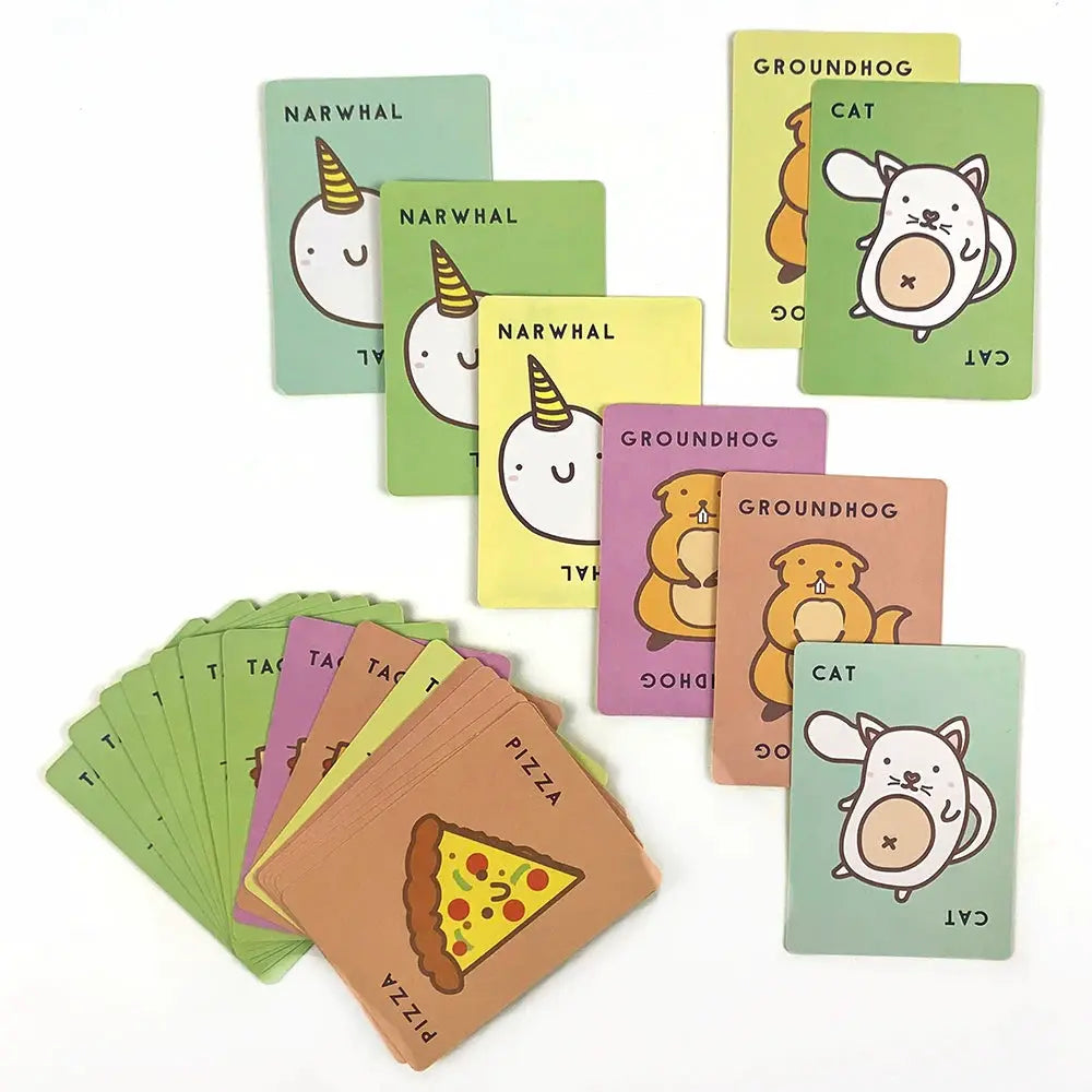 Cute Card Game For Parties Ages 14 And Up 3 To 8 Players Quick 10 Minute Rounds Multiplayer Interactive Card Game