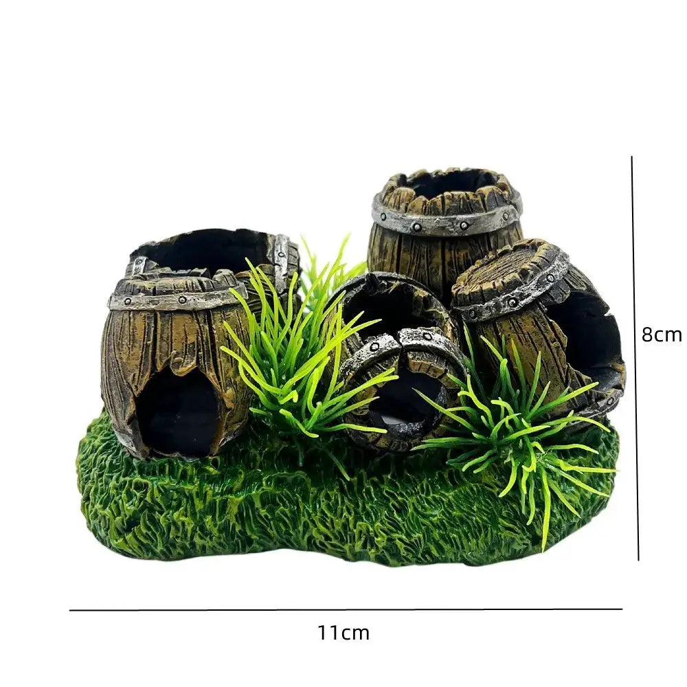 Artificial Bridge Resin Landscape Decoration for Fish Tank Aquarium Ornament and Cave Habitat