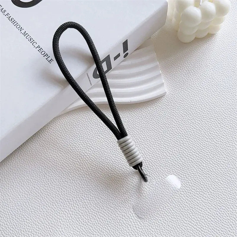 Mobile Phone Lanyard Strap With Patch Attachment For Secure Phone Case Rope Keychain And Hanging Chain