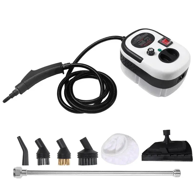 Portable Handheld Steam Cleaner High Temperature Pressurized Steam Cleaning System With Brush Heads For Kitchen And Car