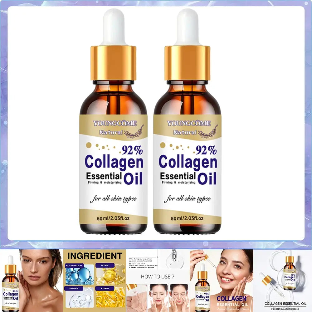 Collagen Peptide Anti Aging Serum For Face Skin Brightening Reduces Fine Lines And Wrinkles Heals And Repairs Skin