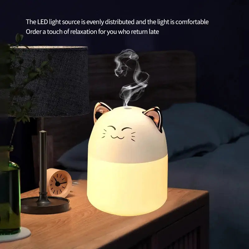 Cute Pet USB Mini Desk Humidifier For Office Home Room Humidification Quiet Mist