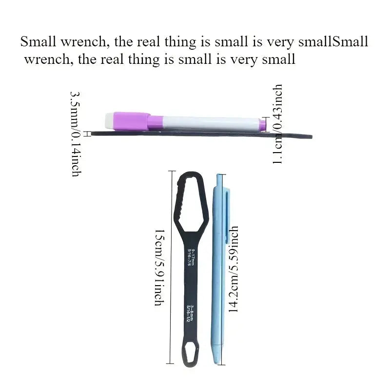 FlexiWrench Universal Double Ended Wrench Self Tightening 3mm To 17mm Ratchet Spanner Adjustable