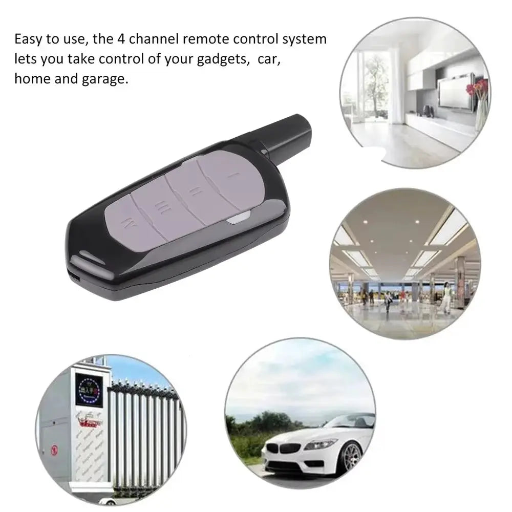 433MHz Garage Remote Control Duplicator For Rolling Code And Fixed Code Access Gate Door Opener