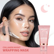 Korean Deep Collagen Mask Peel Off For Anti Wrinkle Lifting Overnight Skin Care Bio Pack
