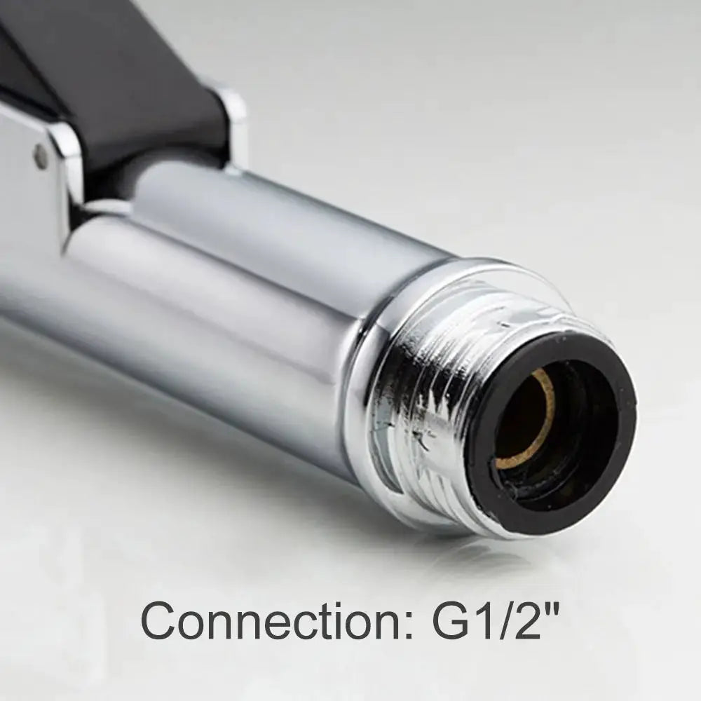 Simples Market chrome handheld hose spray shower head with stainless steel finish and G1/2 inch connection