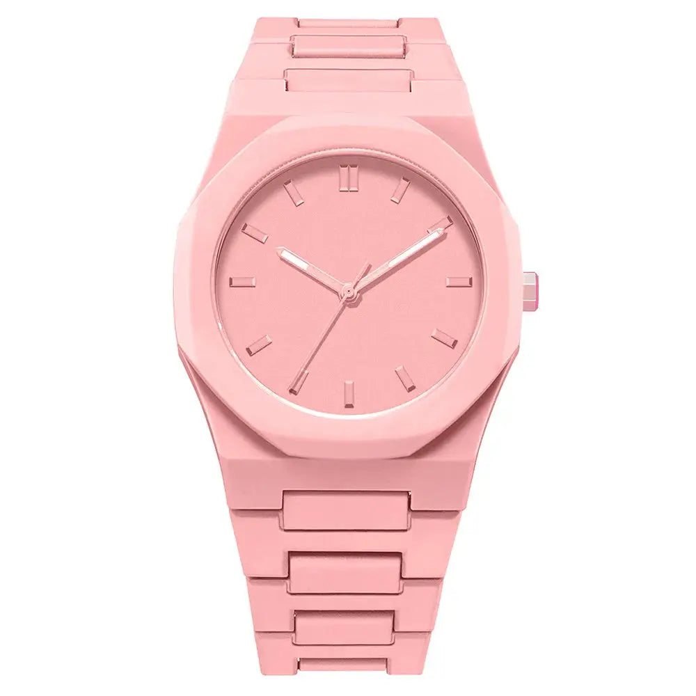 NovaTime Minimalist Quartz Watch For Men With Lightweight Plastic Strap Waterproof Durable Build And Classic Style