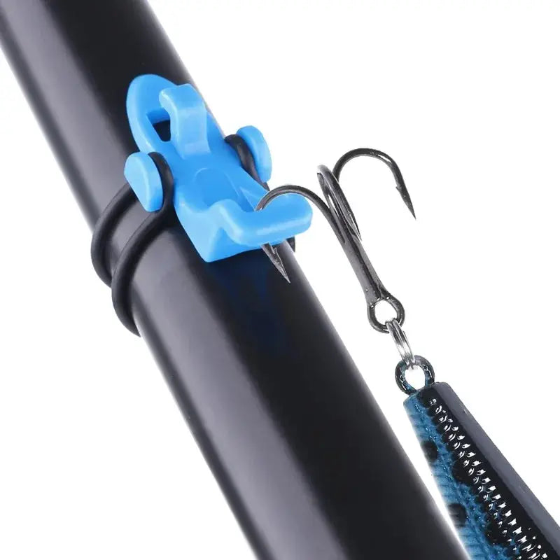 1 Set New Fishing Rod Hook Keeper Clip Hanging Hook Plastic Lure Bait Holder Fishing Accessories