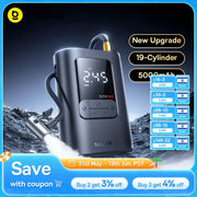 Baseus Wireless Car Air Pump Portable Tire Inflator With LCD Display