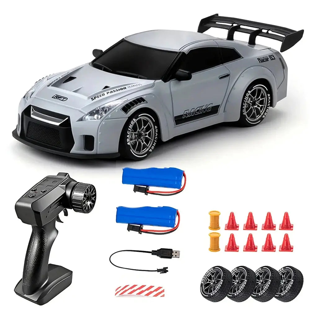 1:24 Scale RC Drift Car Remote Control With 2.4G Radio High Speed Model Vehicle For Boys And Kids Gifts