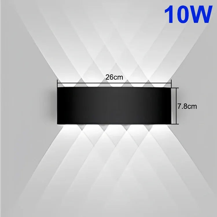 Up Down LED Lamp Waterproof Wall Light For Bedroom Living Room Corridor Balcony Indoor Outdoor Home Decor Lighting