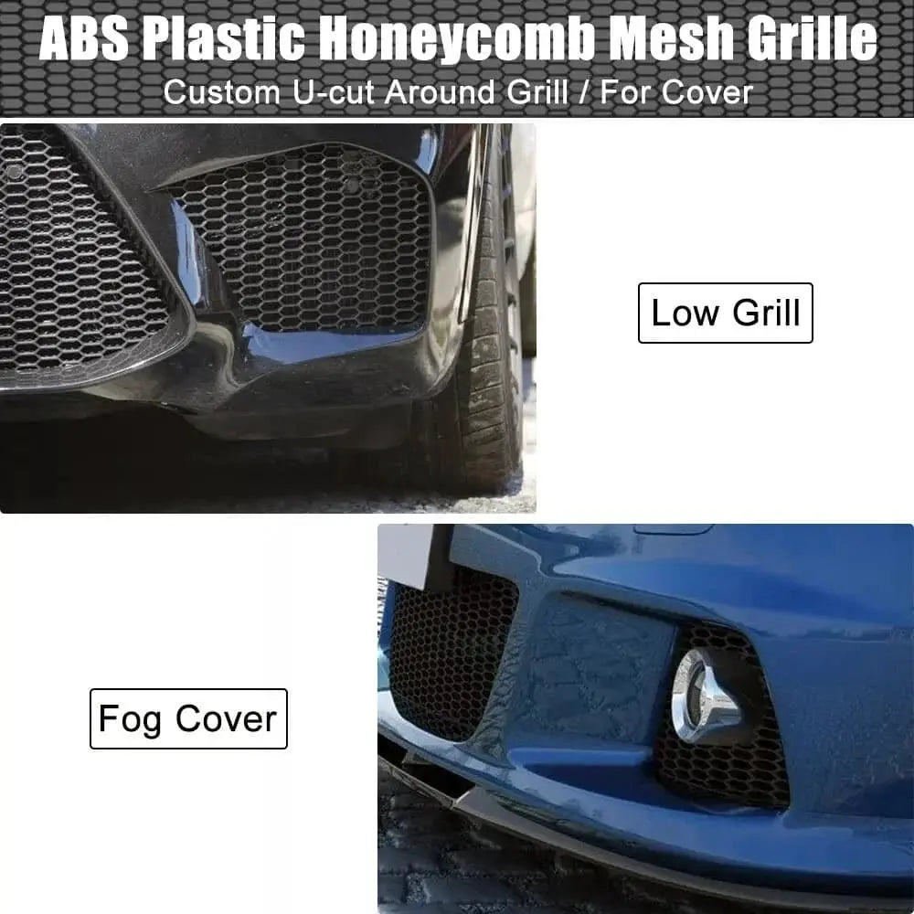120cm Universal 3D ABS Racing Bumper Vents Black Honeycomb Grill Mesh For Car Exterior Tuning Accessory