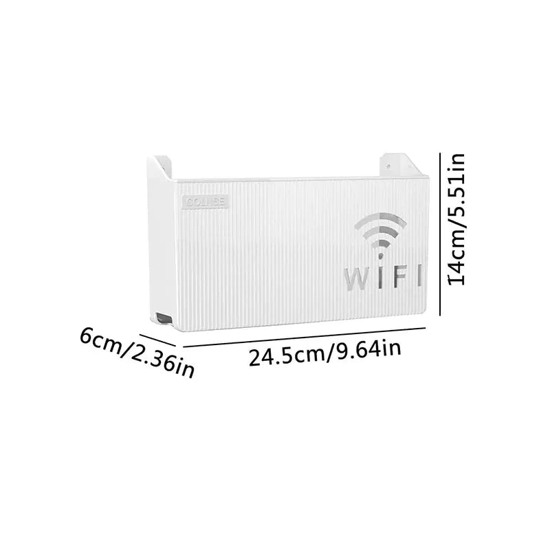 Router And Set Top Box TV Storage Rack For Cable Management Durable Plastic Organizer