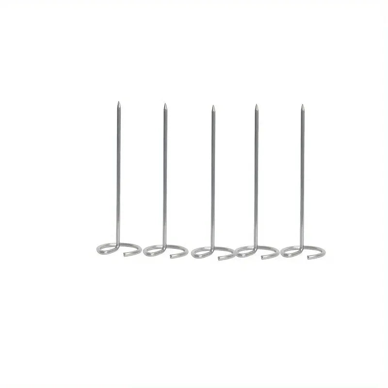 10 Piece Set of Food Grade 304 Stainless Steel Baking Needles for Air Fryer Oven Vertical Grill and Skewer Grill