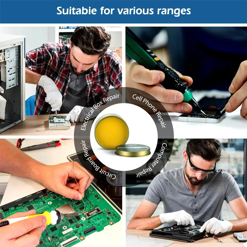 Lead Free Solder Paste Rosin Flux For Electronics Soldering 10g 30g 100g Iron Repair Welding Flux